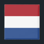 Niederländische Flagge Magnet<br><div class="desc">Niederländische Flagge</div>