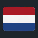 Niederländische Flagge Magnet<br><div class="desc">Patriotische Flagge der Niederlande.</div>