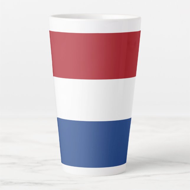 niederländische Flagge Milchtasse (Vorderseite)