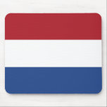 Niederländische Flagge Mousepad<br><div class="desc">Anpassbare World Flag Produkte - Bitte fühlen Sie sich frei,  Ihren eigenen Text hinzuzufügen.</div>