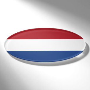 niederländische Flagge Namenschild