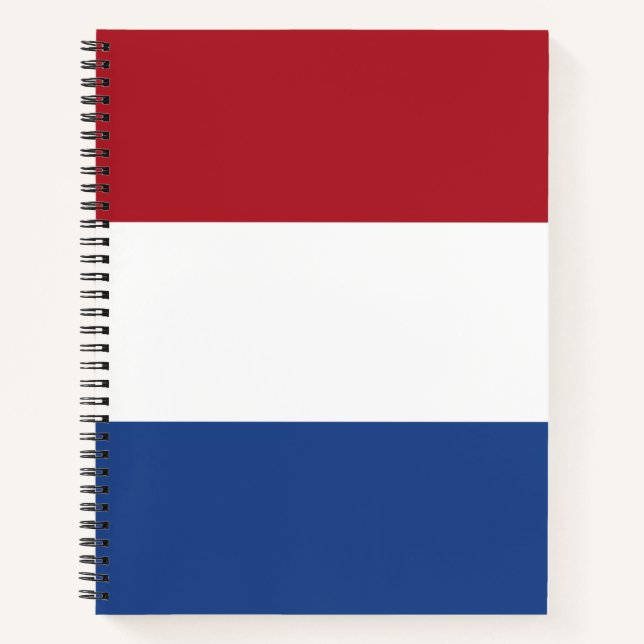 Niederländische Flagge Notizbuch (Vorderseite)