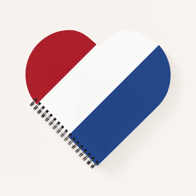 Niederländische Flagge Notizbuch (Vorderseite)