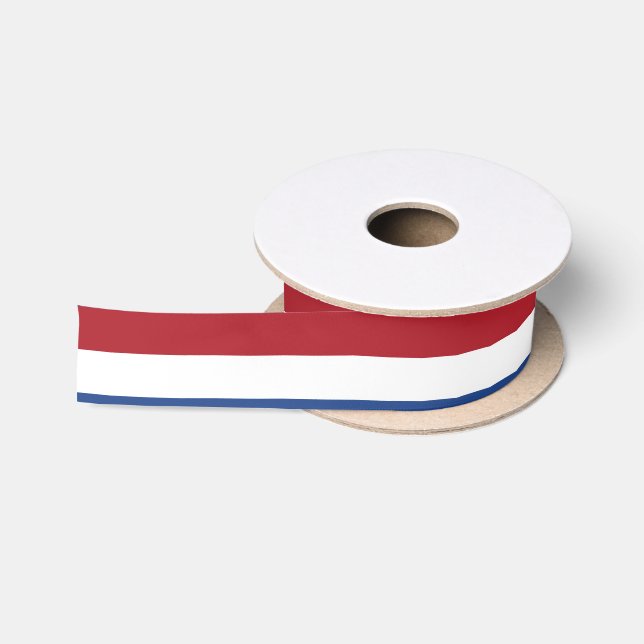 Niederländische Flagge Satinband (Spule)