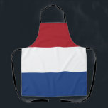 Niederländische Flagge Schürze<br><div class="desc">Patriotische Flagge der Niederlande.</div>