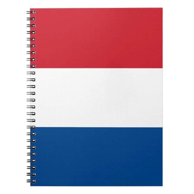Niederländische Flagge Souvenir Modern Notizblock (Vorderseite)