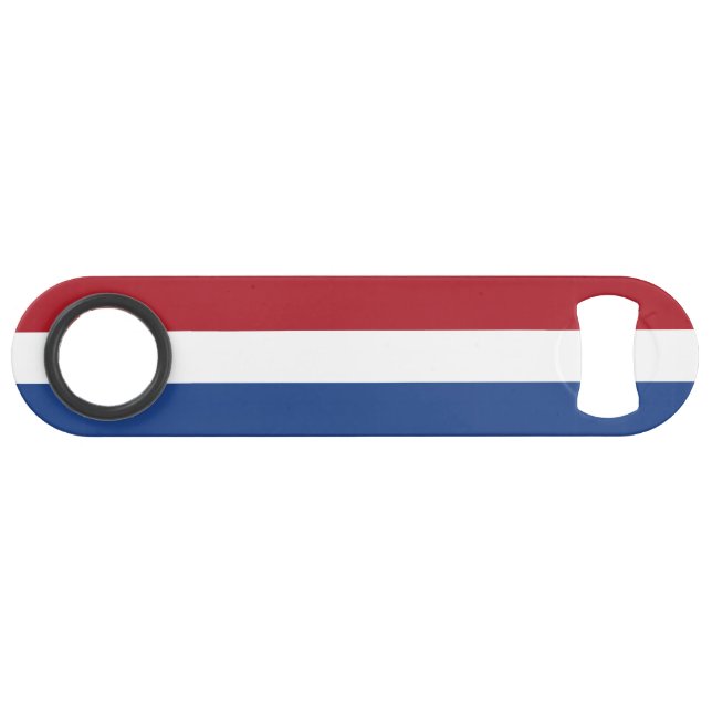 Niederländische Flagge Speed Flaschenöffner (Vorderseite (Horizontal))