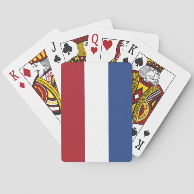 Niederländische Flagge Spielkarten (Rückseite)
