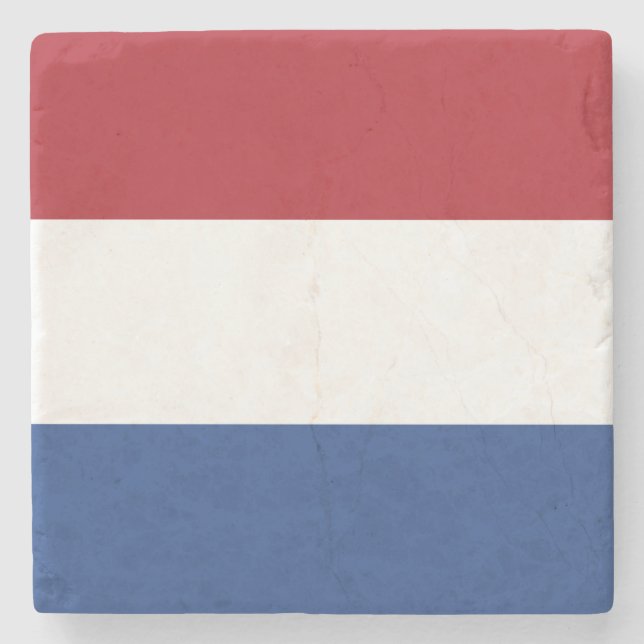 Niederländische Flagge Steinuntersetzer (Vorderseite)