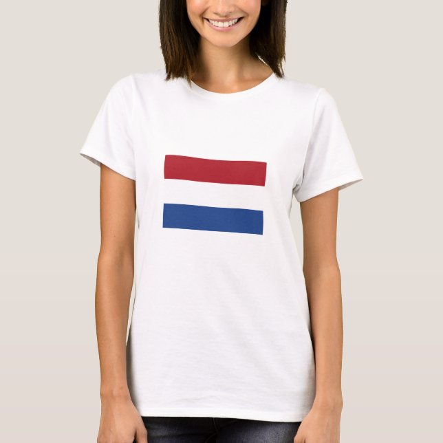 Niederländische Flagge T-Shirt (Vorderseite)