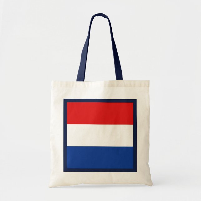 Niederländische Flaggen-Tasche Tragetasche (Vorne)