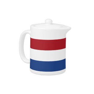 Niederländische Flaggen-Teekanne