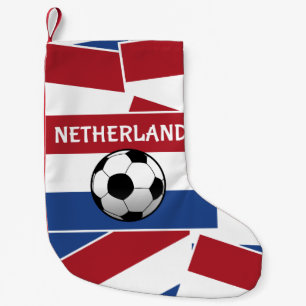 Niederländische Flaggenfußball Kleiner Weihnachtsstrumpf