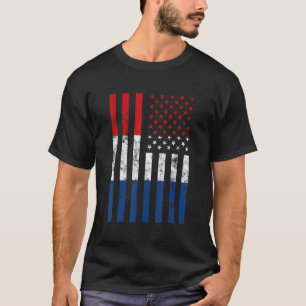 Niederländische Fußballfans unter der Flagge der N T-Shirt