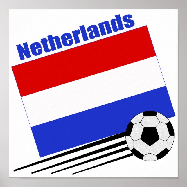 Niederländische Fußballmannschaft Poster (Vorne)