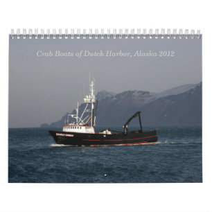 Niederländische Hafen-Krabben-Boote 2012 Kalender