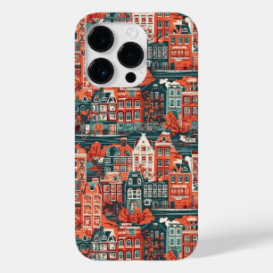 Niederländische Häuser Muster Case-Mate iPhone 14 Pro Hülle