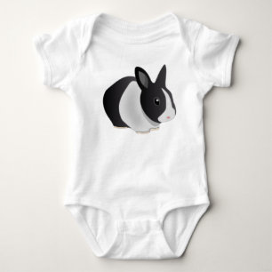 Niederländische Kaninchen Baby Strampler