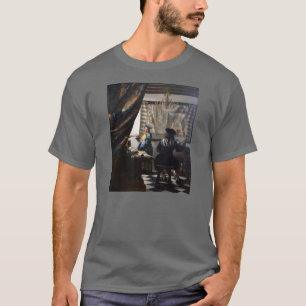 Niederländische Künstler Vermeer Malerei-Kunst der T-Shirt