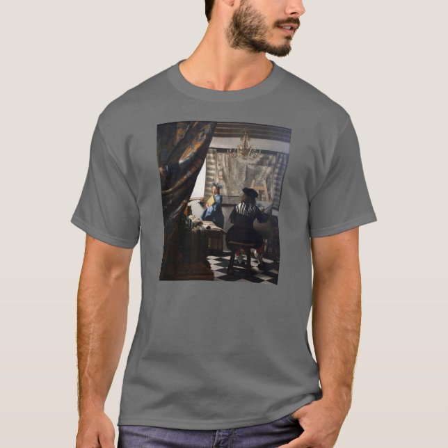 Niederländische Künstler Vermeer Malerei-Kunst der T-Shirt (Vorderseite)