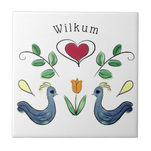 Niederländische Liebe-Keramik-Fliese Fliese