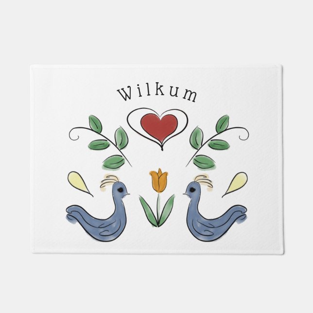 Niederländische Liebe-willkommene Matte (Vorderseite)