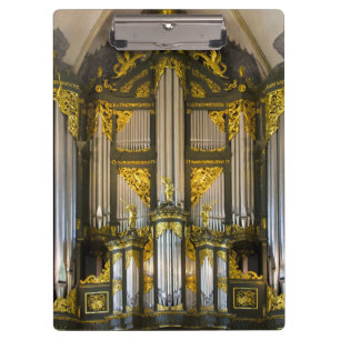 Niederländische Pfeifenorgel Klemmbrett