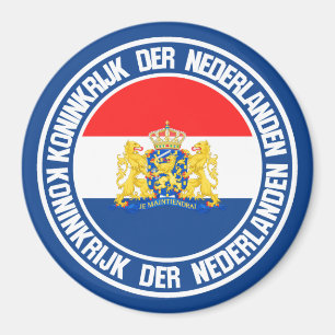 Niederländische RundEmblem Magnet
