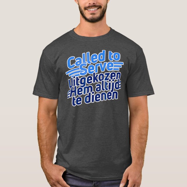 Niederländische Sprache aufgerufen, LDS Missionar  T-Shirt (Vorderseite)