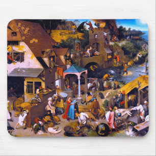 Niederländische Sprichwörter, Pieter Bruegel der Mousepad