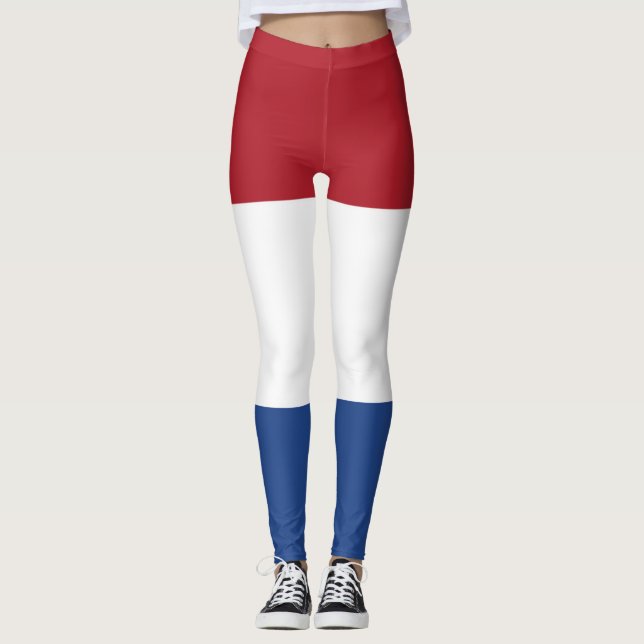 Niederländische Staatsflagge Leggings (Vorderseite)
