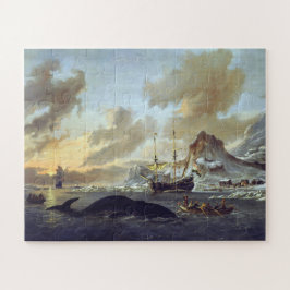 Niederländische Walfänger Spitzbergen Abraham Stor