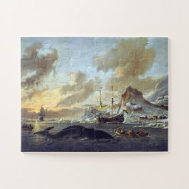 Niederländische Walfänger Spitzbergen Abraham Stor