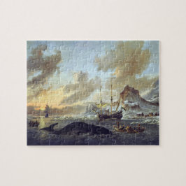 Niederländische Walfänger Spitzbergen Abraham Stor