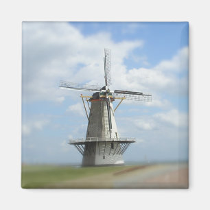 Niederländische Windmühle Magnet