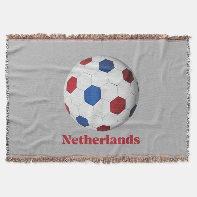 Niederländischer Fußball Decke (Vorderseite)