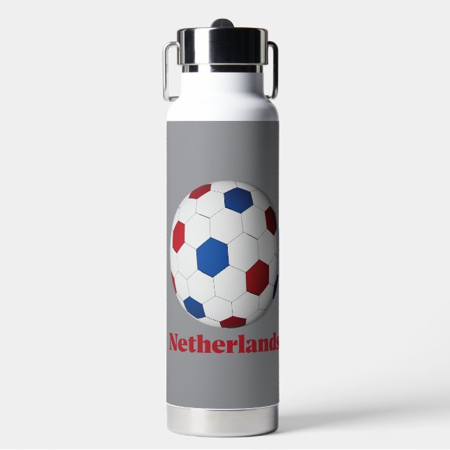 Niederländischer Fußball Trinkflasche (Vorderseite)