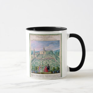 Niederländischer Garten, 1650 (w/c auf Papier) Tasse