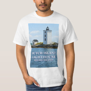 Niederländischer Insel-Leuchtturm, Rhode Island T T-Shirt