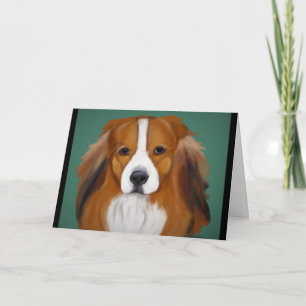 Niederländischer Kooikerhondje Karte