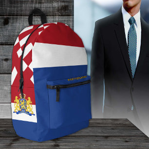 Niederländischer Rucksack, patriotisch, niederländ Bedruckter Rucksack