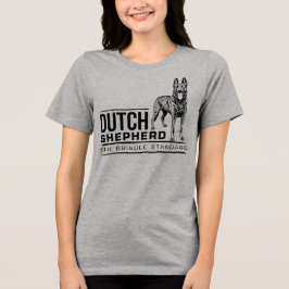 Niederländischer Schäferhund -Hollandse Herdershon Tri-Blend Shirt