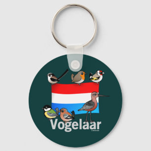 Niederländischer Vogelbeobachter: Vogelaar Schlüsselanhänger