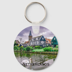 Niederländisches Dorf Marken Schlüsselanhänger