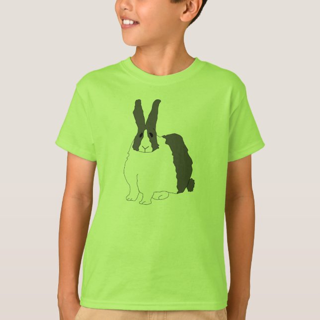 Niederländisches Kaninchen scherzt T - Shirt (Vorderseite)