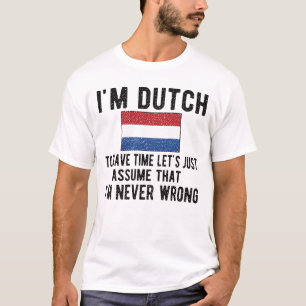 Niederländisches Kulturerbe Niederlande Roots Nie T-Shirt