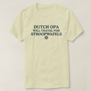 Niederländisches Opa-Geschenk Großvater Reist für T-Shirt