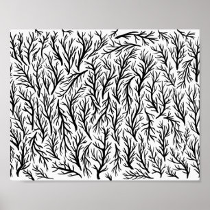 Niederlassungs-Natur-Muster-Wand-Kunst-Druck Poster