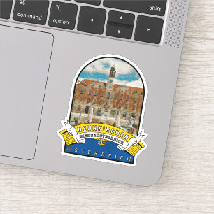 Niederösterreich Neunkirchen Österreich Souvenir Aufkleber