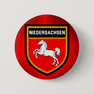 Niedersachsen-Flagge Button